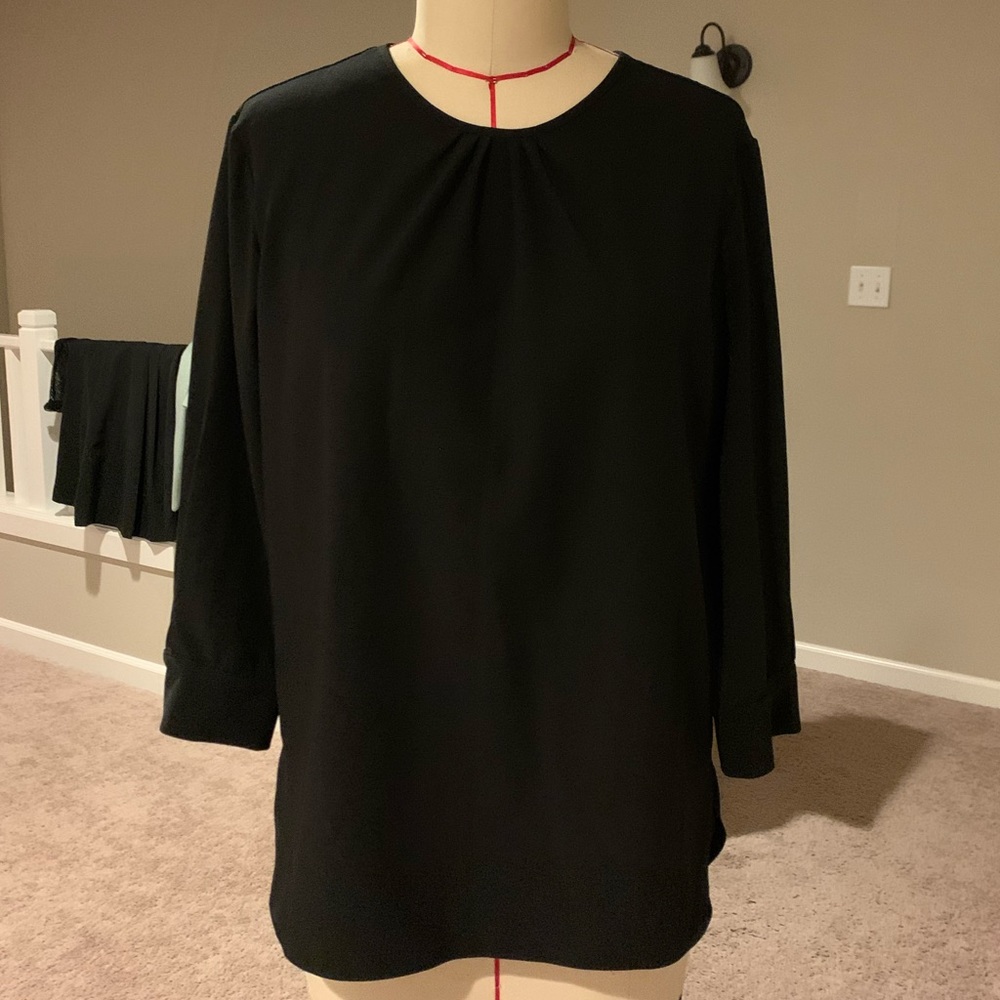 black shirt for work or casual